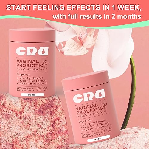 Miniatura 5 de Ruolai Equilibrio de pH vaginal y prebióticos para mujeres con Lactobacillus - Promueve la flora vaginal saludable y el olor vaginal, 60 unidades