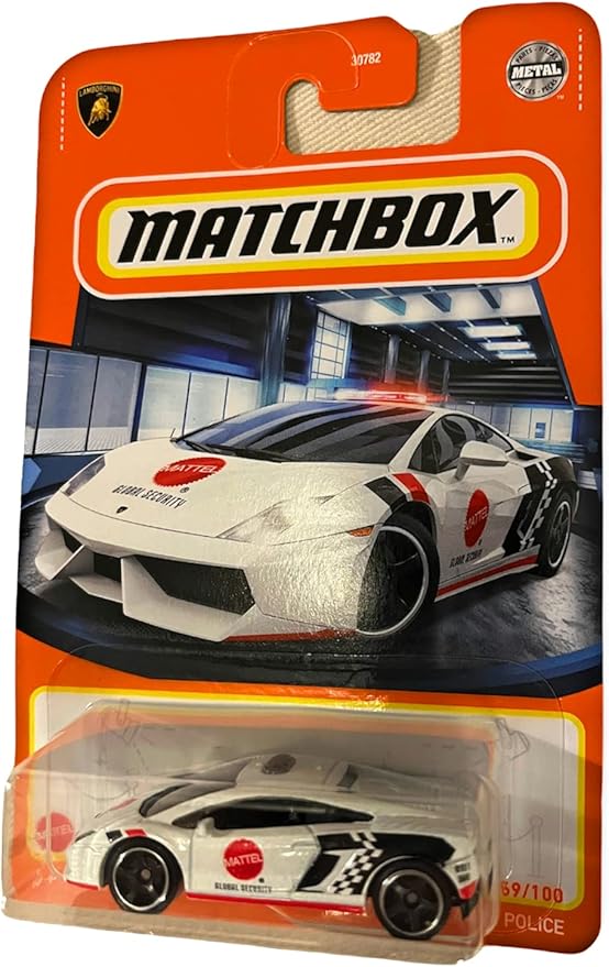 Matchbox Lamborghini Gallardo Police 69/100 weiß