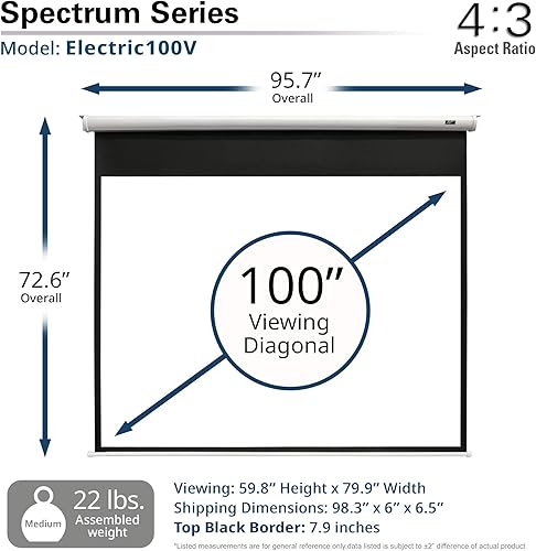 Miniatura 7 de Elite Screens Spectrum- Pantalla Spectrum BlancoBlanco