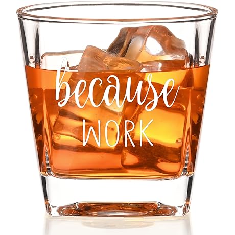 Coworker Gift, 8.5oz Whiskey Glass