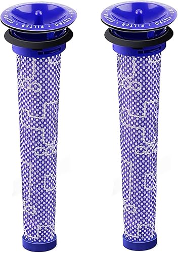 SCREENTRONICS Paquete de 2 filtros de repuesto compatibles con Dyson V6 V7 V8 DC58 DC59 DC61 DC62 DC72 DC74 SV03 SV04 SV05 SV06 SV07 SV08 SV09