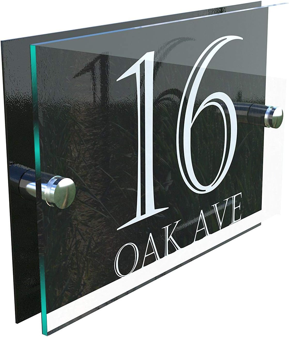 Prestige Contemporary Perspex House Sign Number/Signs/Numbers