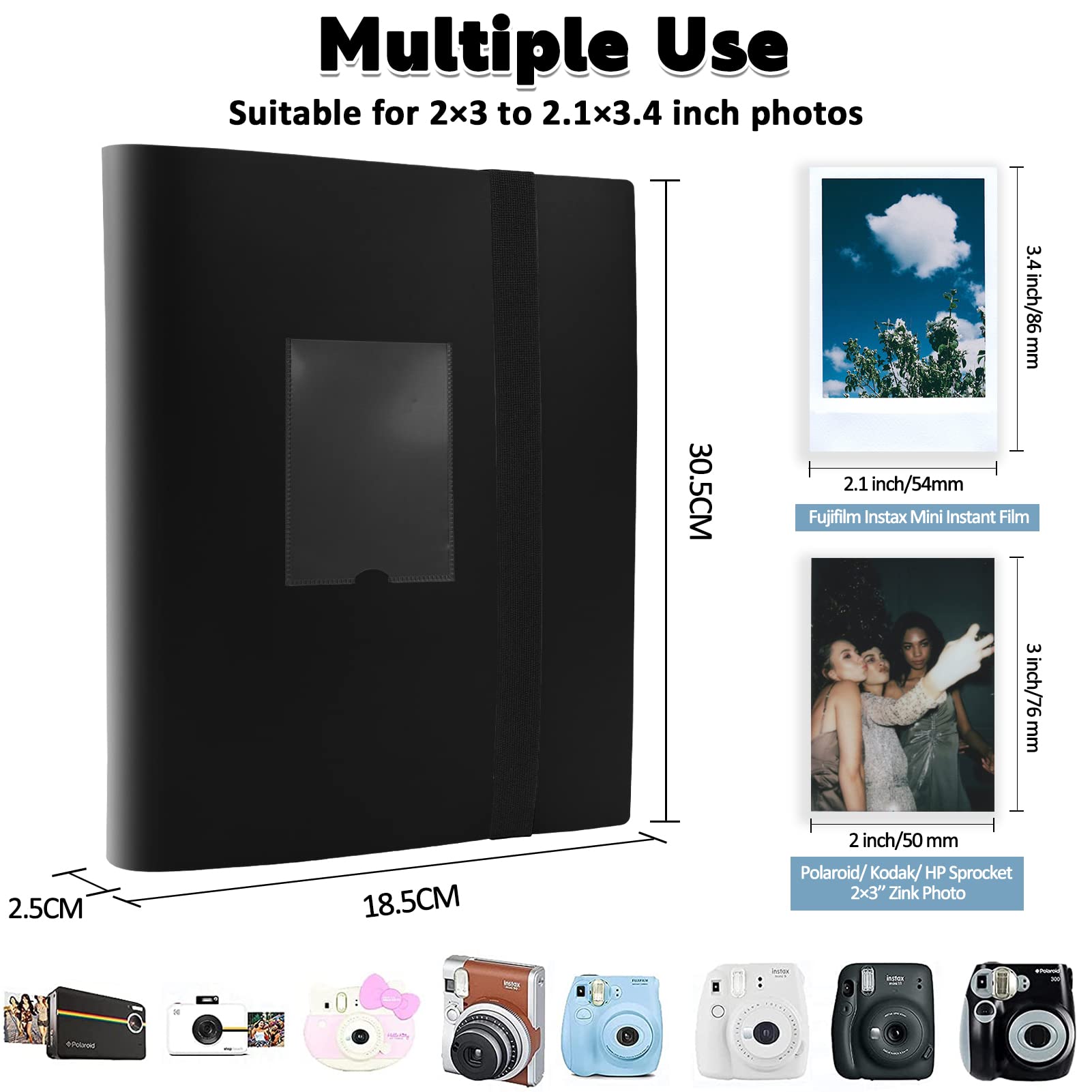 FORETOY Photo Album with 432+1 Pockets for 3" Film - Image 2