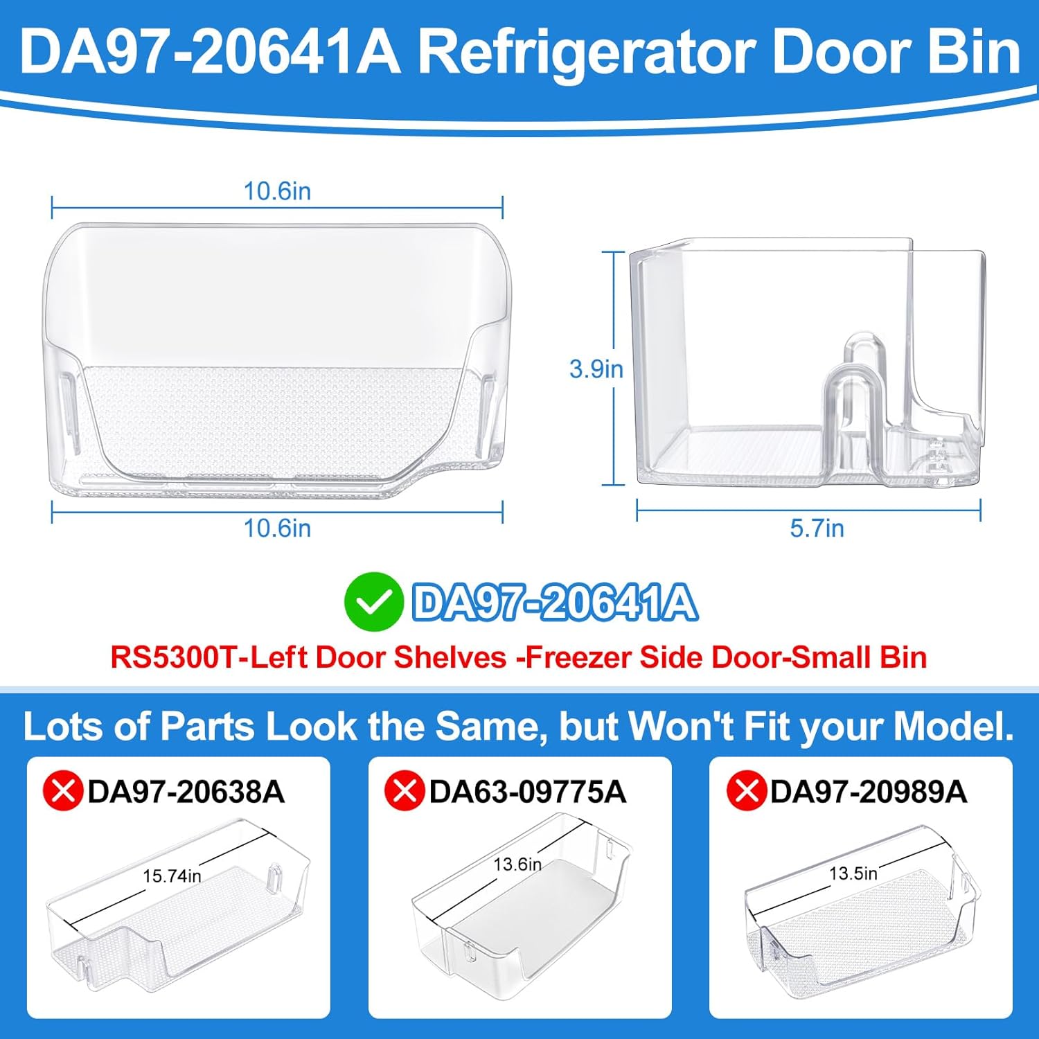 Product Description for a Samsung Refrigerator Door Bin