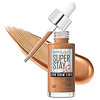 Vista 40 de Maybelline Super Stay Up to 24HR Skin Tint, Radiant Light-to-Medium Coverage Foundation, Makeup Infused With Vitamin C, 338, 1 Count