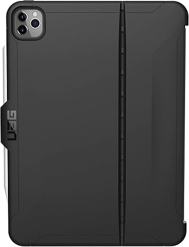 URBAN ARMOR GEAR UAG - Funda para iPad Pro de 11 pulgadas (2 generación, 2020) Metropolis Negro Folio delgado, resistente, con múltiples ángulos de