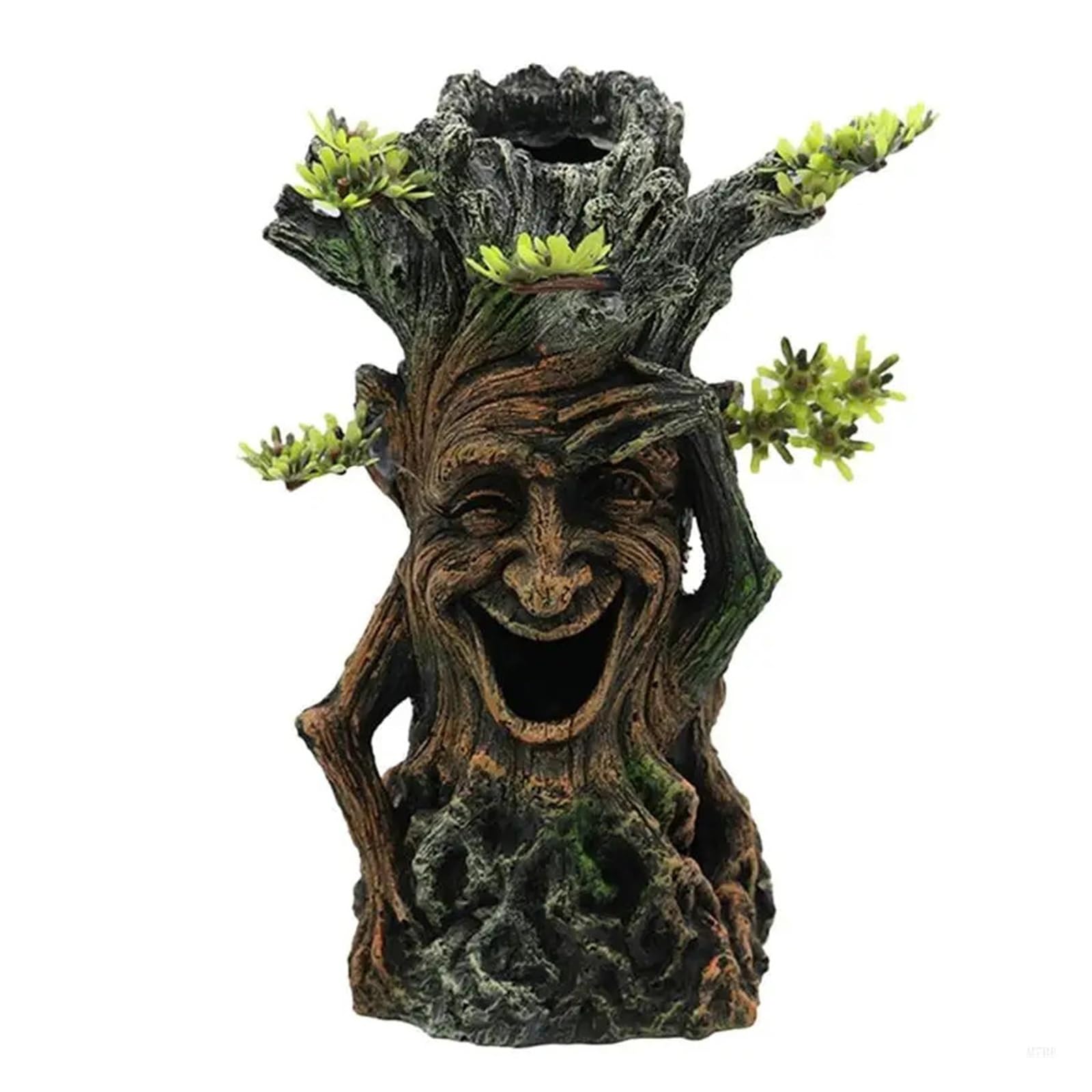 Generico Tronco e Radici Resina Grotta Decor for acquari Acqua Dolce | Gli spazi tra le radici intrecciate formano rifugi di riposo indipendenti for piccoli pesci d'acquario