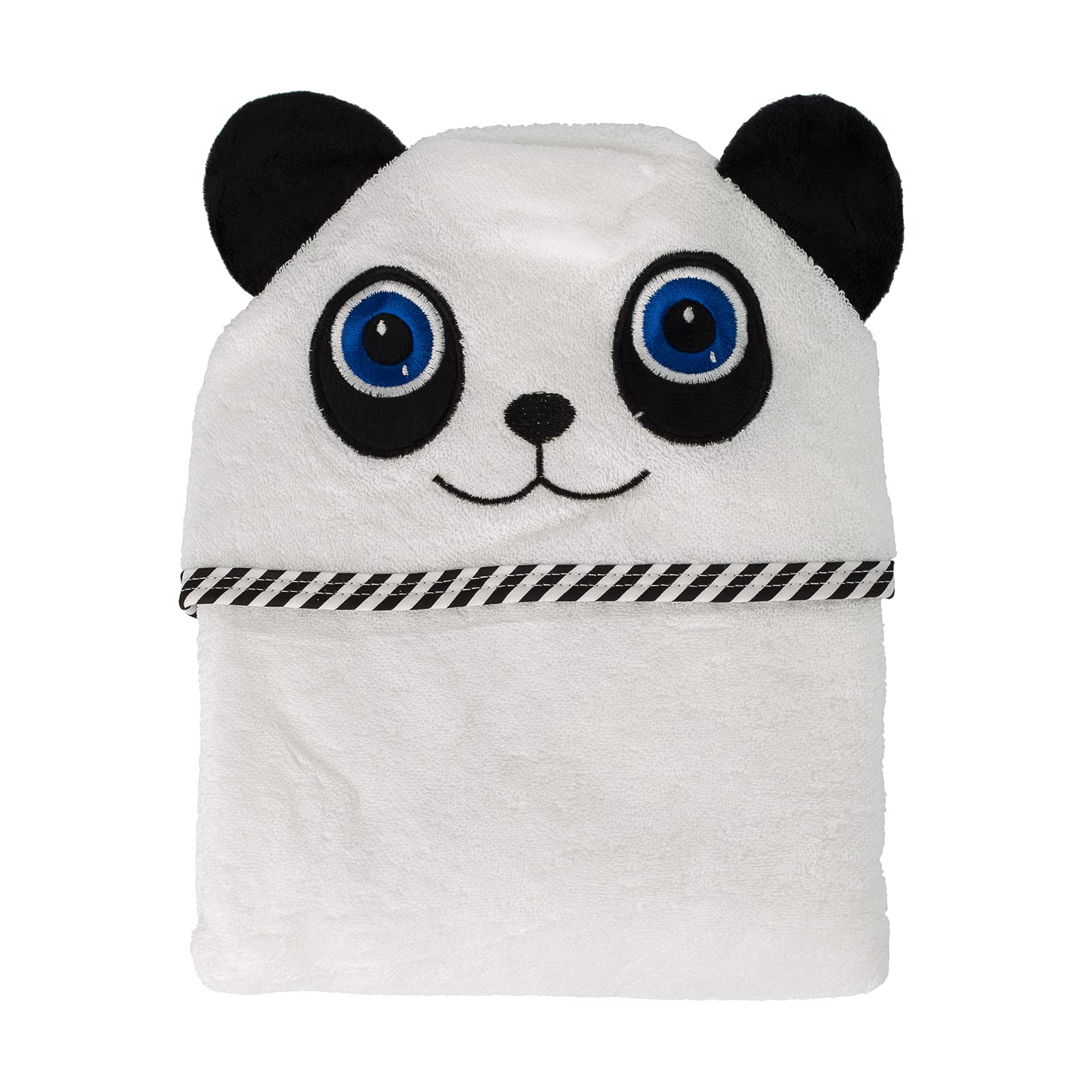 Set 2 Asciugamani Con Cappuccio Per Neonato - Super Assorbenti, Con Orecchie Carine, Lavabili, Rosa - Foto 13