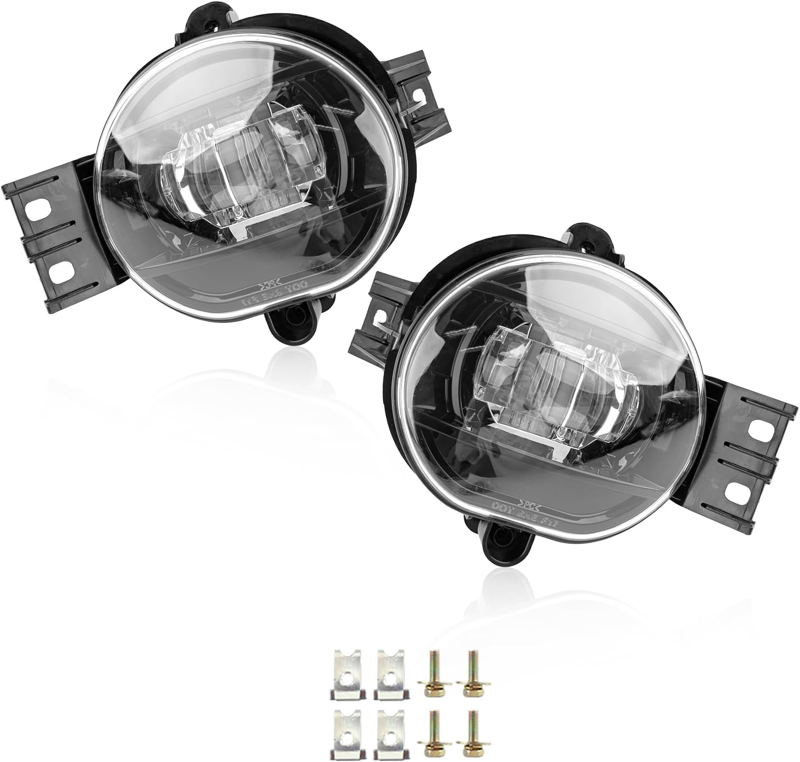 Ram Fog Lights 2002 2003-2009 - RP Remarkable Power, LED Fog Light for 2002-2008 Ram 1500 2003-2009 2500/3500 2004-2006 Durango OEM Style LED Driving Fog Lights Bumper Lamps