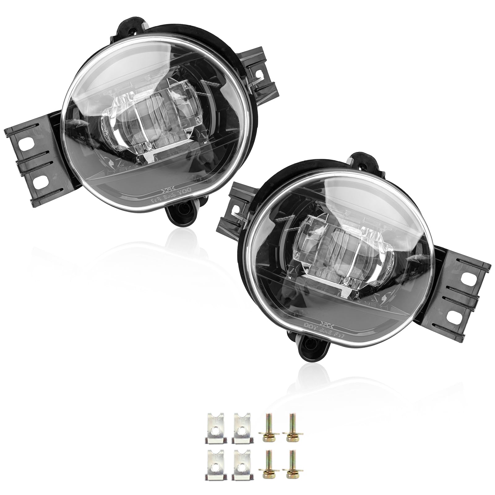 Ram Fog Lights 2002 2003-2009 - RP Remarkable Power, LED Fog Light for 2002-2008 Ram 1500 2003-2009 2500/3500 2004-2006 Durango OEM Style LED Driving Fog Lights Bumper Lamps