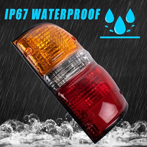 Boine Tail Light Compatible With 2001 2002 2003 2004 Toyota Tacoma Left Driver Side Rear Light Brake Lamps - Bulb And Harness Included #TOP4