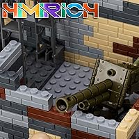 Vista 5 de Paquete de armas HIMIRICH, conjunto de bloques de construcción de juguetes militares, modelo para figuras de soldados, kit de equipo y accesorios