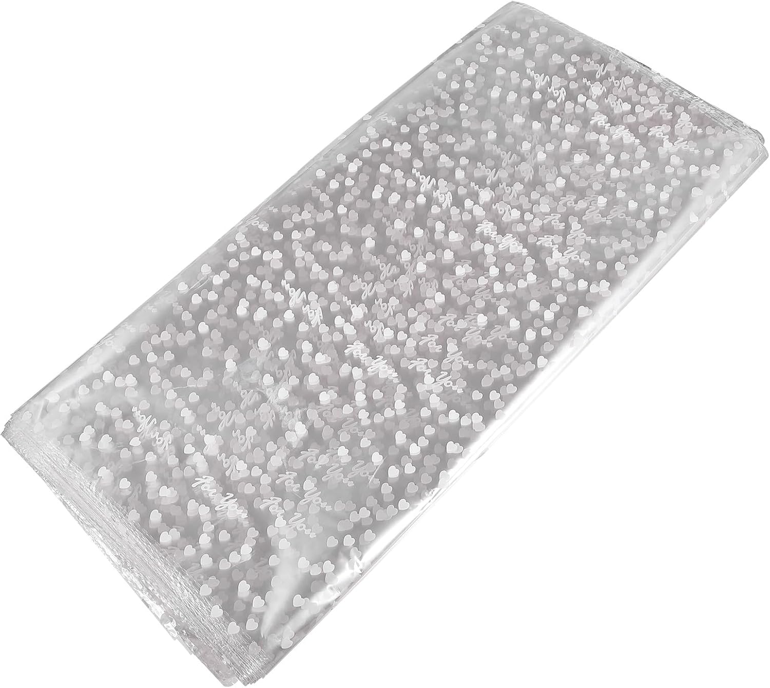 BELLIFFY Waterproof Glass Wrapping Paper 43cm X 55cm, 100pcs Opp Packaging Sheets for Flower Bouquets and DIY Wrap, Dustproof Cellophane Paper for Crafting and Floral Arrangements