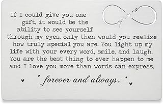 Wallet Card Love Note, I Love You Note Cards, Anniversary Wallet Card Gifts for Husband, Gift for Boyfriend Hubby Couple, ...