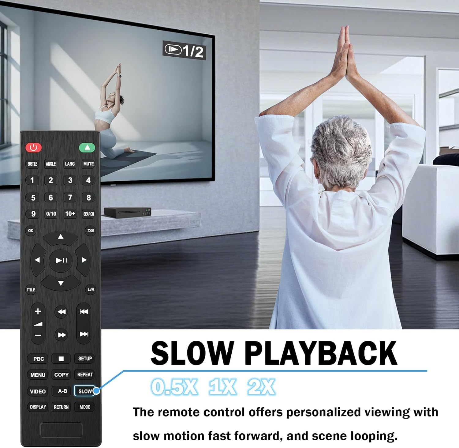Reproductor de DVD compacto con conexión HDMI, reproductor de DVD Full HD 1080P para TV compatible con NTSC/PAL, conexión USB integrada, reproductor de DVD sin regiones Compatible con Smart TV/Sound