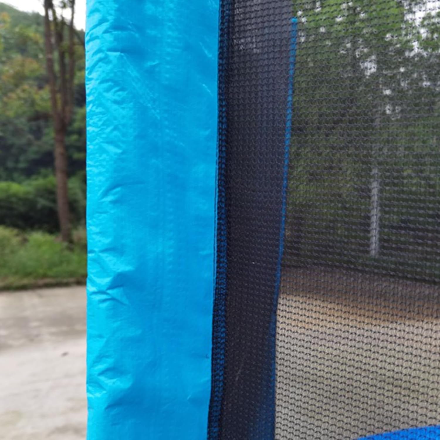 8/10/12FT Trampoline Replacement Net Round Trampoline Accessories Jumping Bed Protection Safety Fence Tear-Resistant