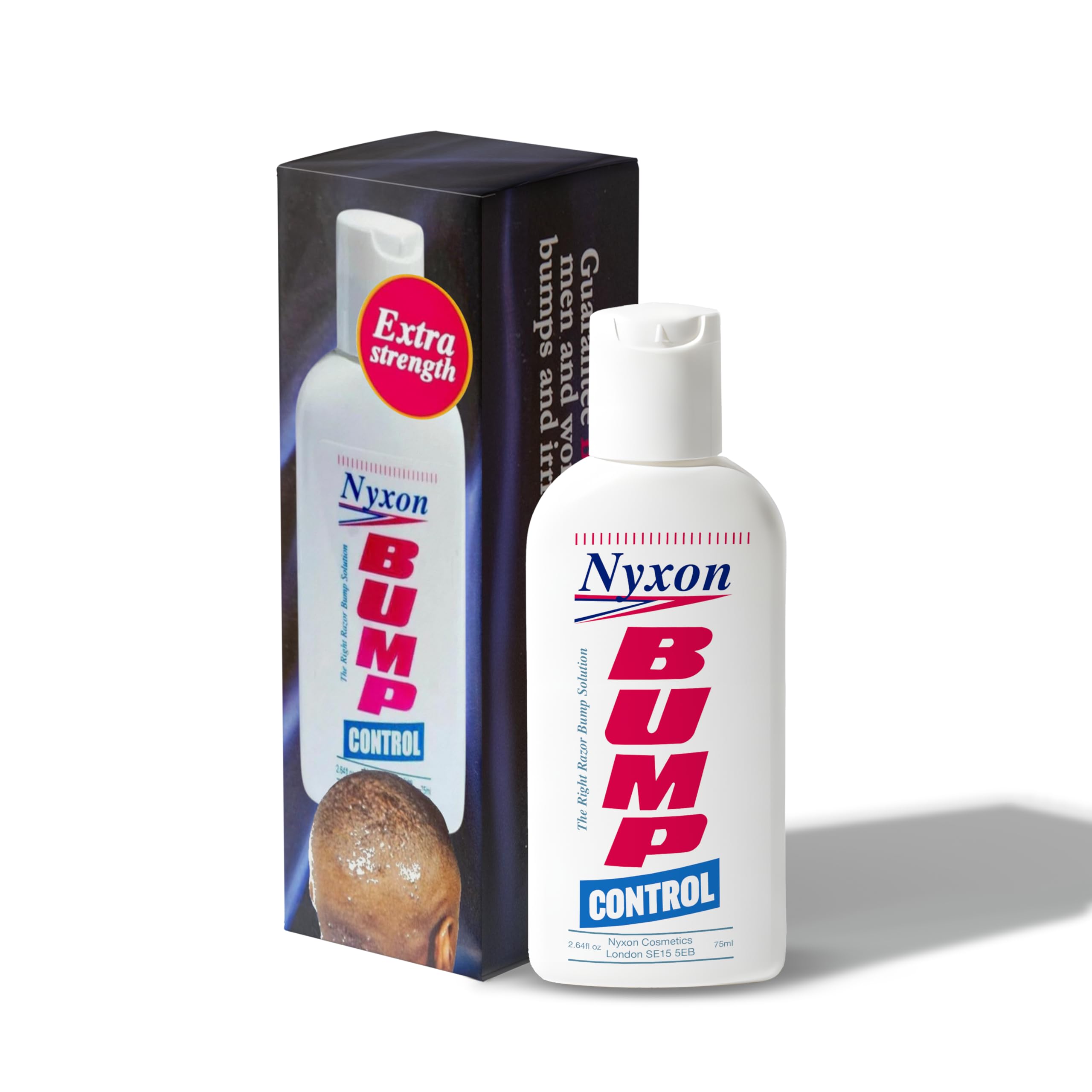 Nyxon Bump Control 75ml (Pack of 1)| Razor Bump & Ingrown Hair Treatment | Shaving Irritation Relief | Anti-Razor Burn for Men & Women | Clears Skin Redness | For Scalp, Face, Neck & Bikini Line