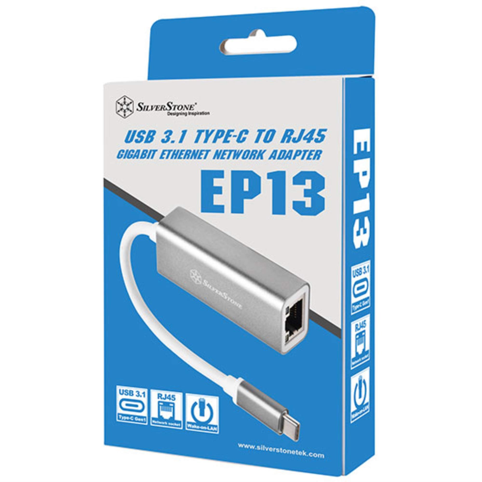 Adattatore di rete Gigabit Ethernet da USB 3.1 tipo C Gen1 a RJ45, antracite