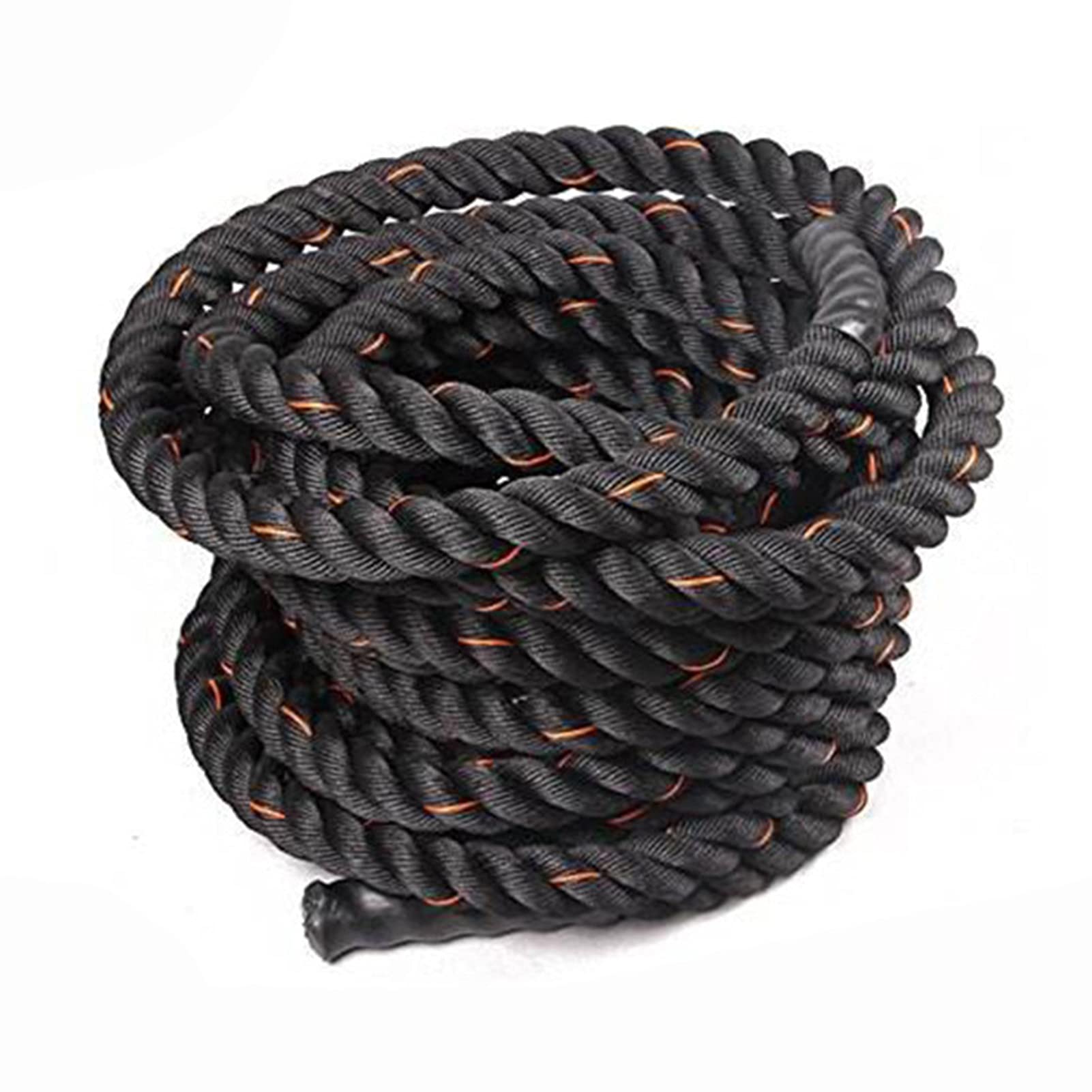 battle rope Corda per Allenamento Fisico, Corde Da Combattimento con Ancora In Acciaio e Cinghia, Corda per Esercizi In Poly Dacron per Il Fitness All'aperto a Casa, Allenamento di Gruppo Bootcamp