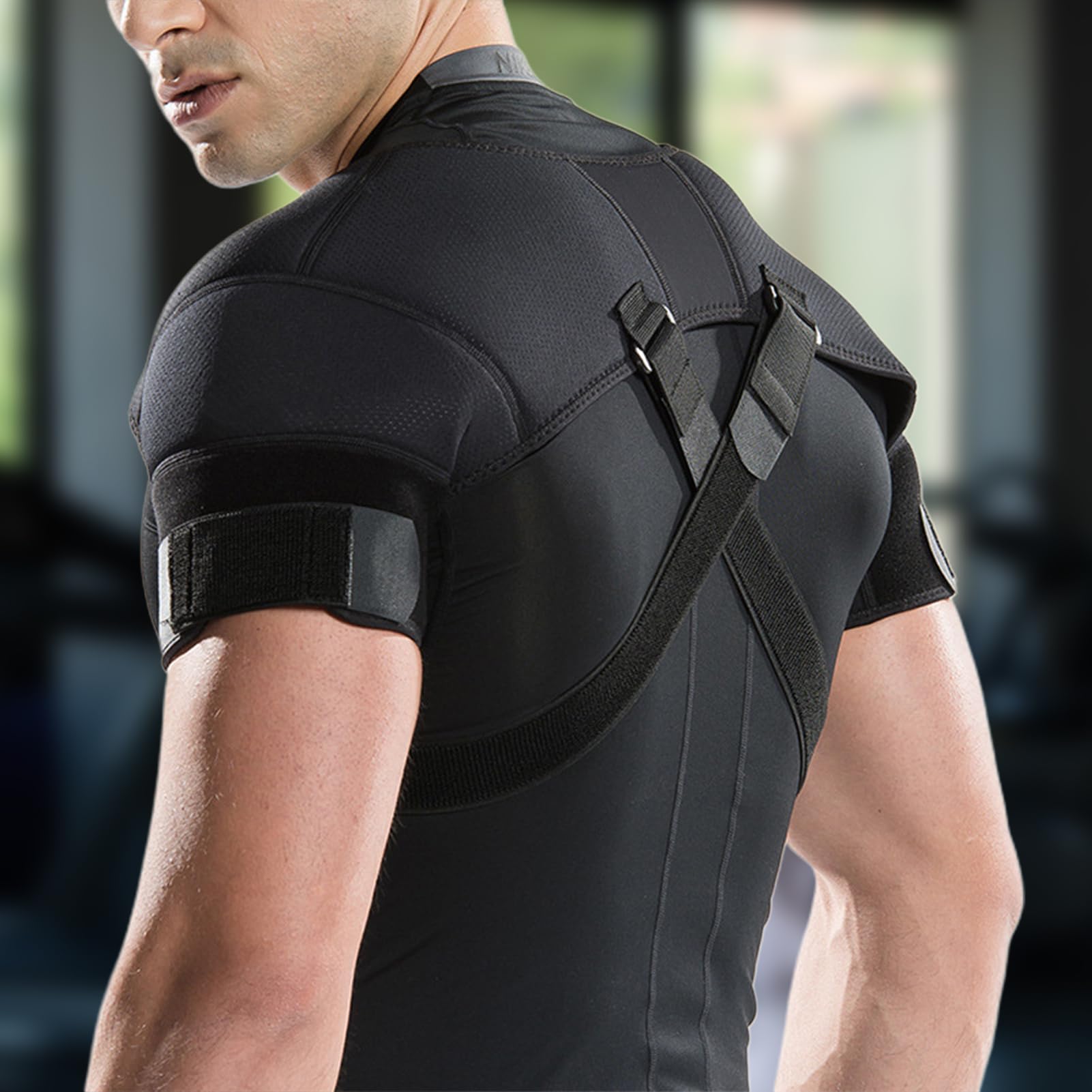 Supporto per spalle da donna, a compressione, per dispositivi di protezione dello sport, per adulti, donne e uomini