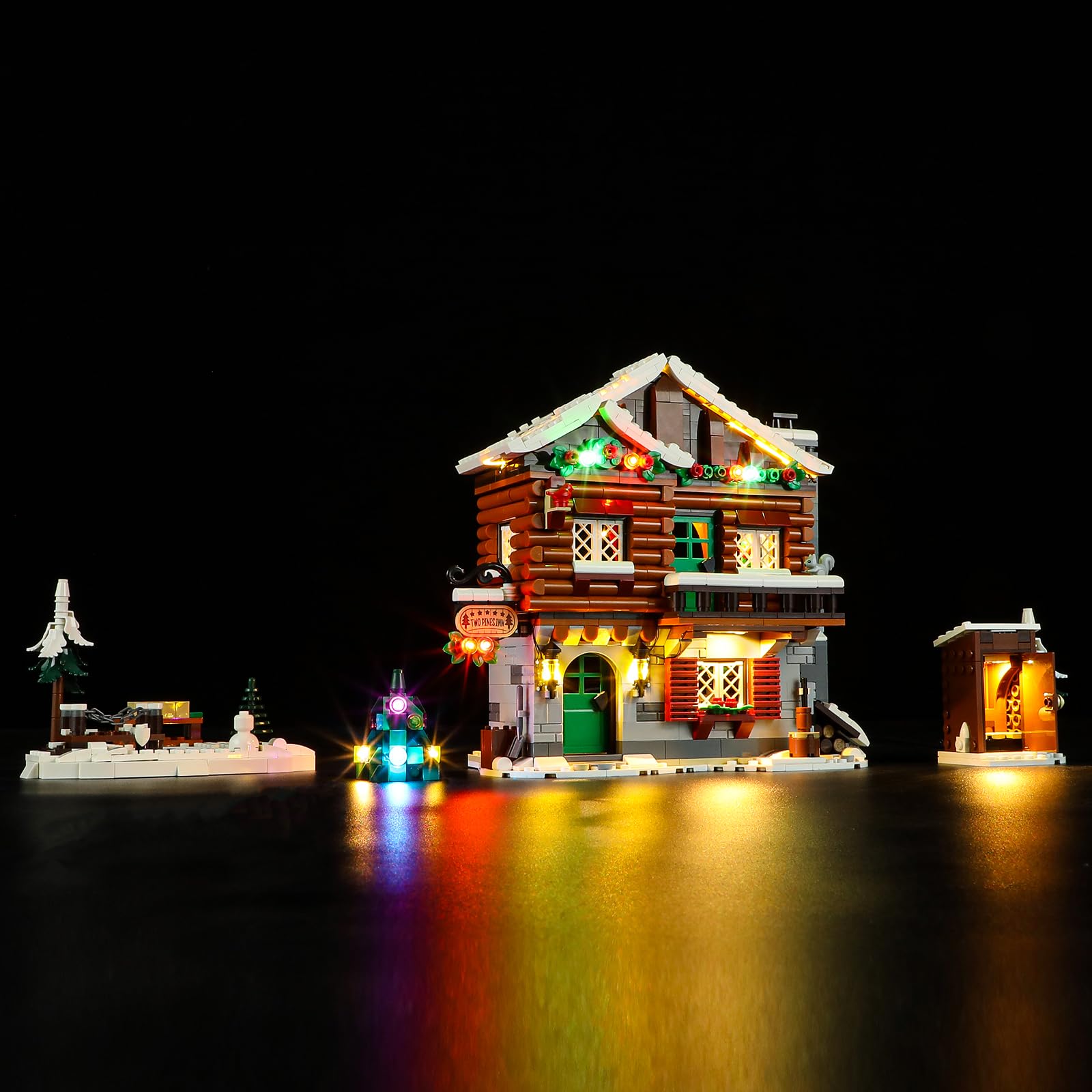 GEAMENT Kit de Luces LED Compatible con Lego Refugio Alpino (Alpine Lodge) - Conjunto de luz por Icons 10325 (Juego Modelo no Incluido)