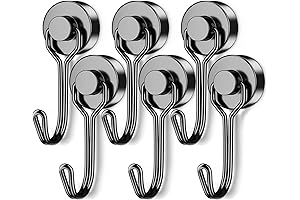 6 Pack Magnetic Hooks: The Ultimate Hanging Solution