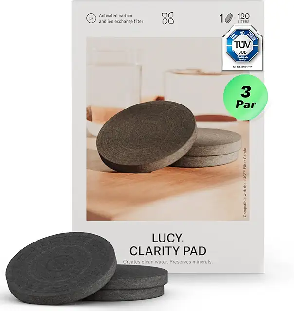 Cartouche Filtre à Eau Charbon Actif – Élimine Chlore, Métaux Lourds – Pack de 3