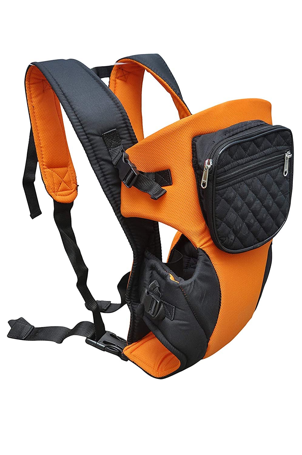 ANTIL'S Baby/Kids Carrier Cum Kangaroo Bag with Hip Seat for 4 to 18 Months with Additional Utility Pocket (Orange)-image-22