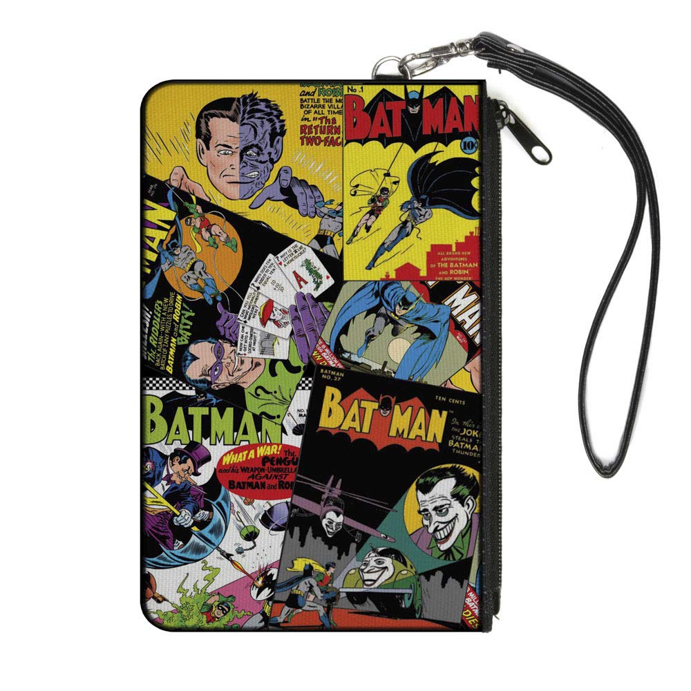 Buckle-DownBuckle-Down Zip Wallet Batman Large Accessory, Batman, 8" x 5"