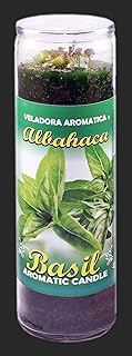 12 Pieces Candles Cocktail VELADORA Aromatic Basil- ALBAHACA
