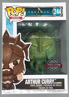 Funko POP! Heroes: Aquaman Movie - Arthur Curry [As Gladiator - Patina Finish] #244 - Walmart Exclusive!