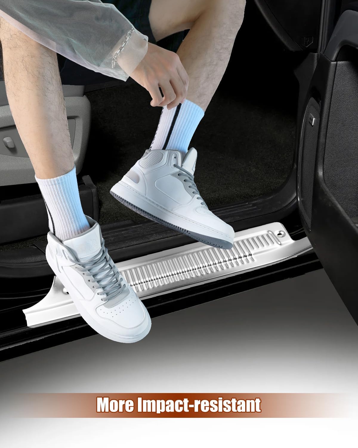 Door Sill Trim Kit 4 Pieces Compatible with Chevrolet GMC C10 C20 C30 G10 1978-1987