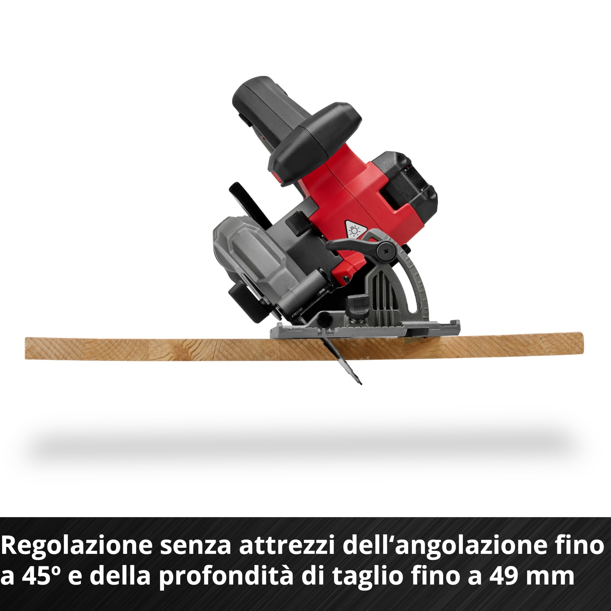 Einhell Professional Sega circolare TE-CS 18/150-2 Li - Solo Power X-Change (18 V, Ø 150 mm, lama, profondità di taglio 49 mm, installazione senza attrezzi, batteria esclusa)