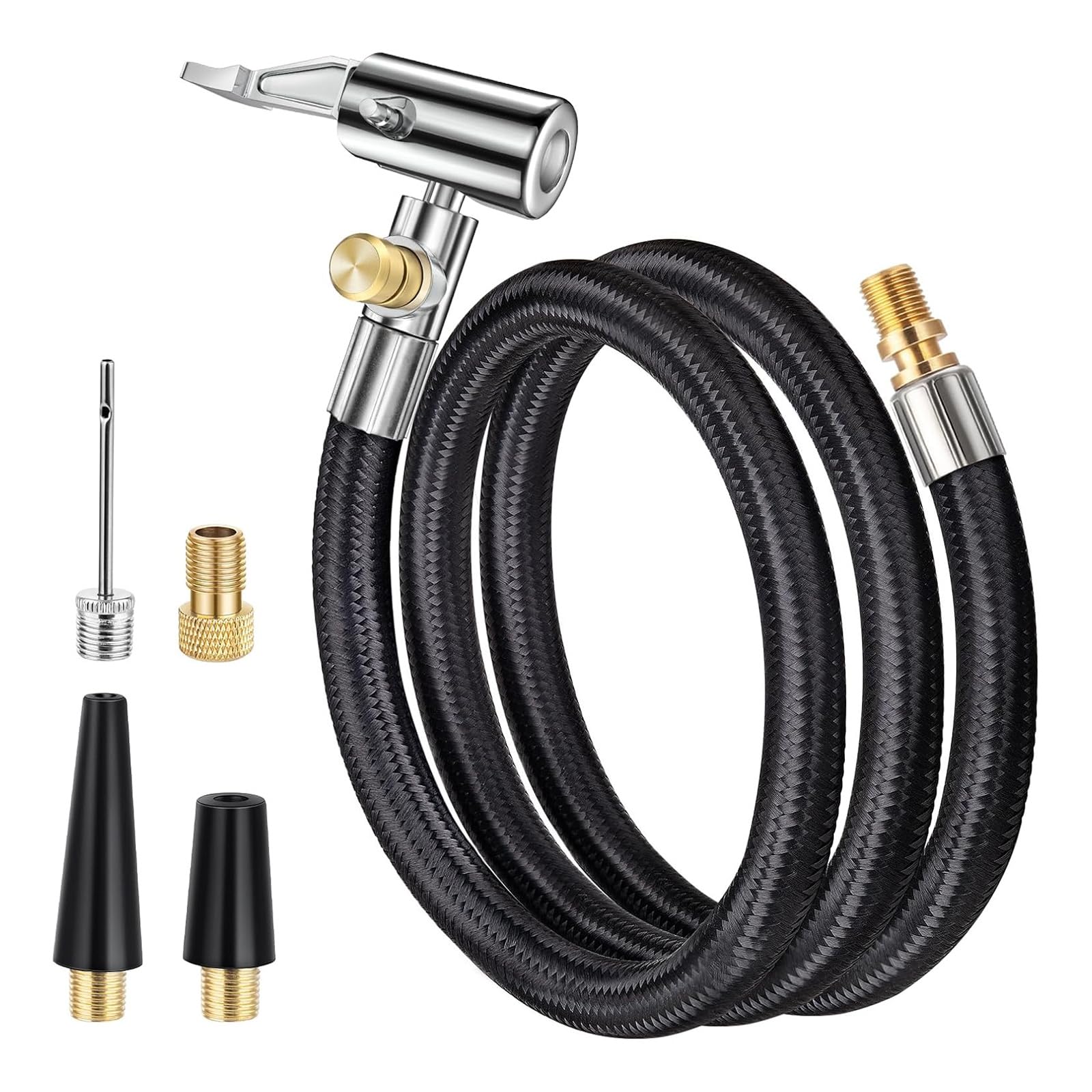 Amazon | 車 バイク空気入れエアーホース タイヤバルブ接続 パイプ接続