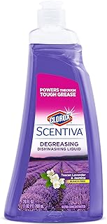 CLOROX Scentiva Liquid Dish Soap, Tuscan Lavender & Jasmine Scent - Dish...