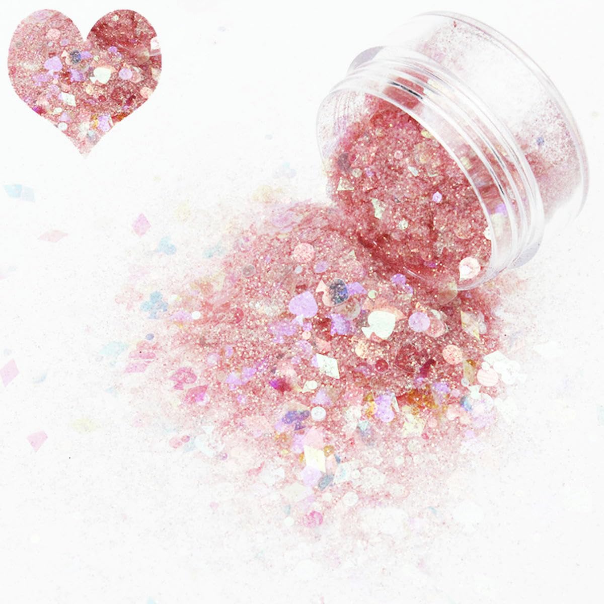 10ml/Vaso Nail Flakies Paillettes Star Moon Fiocco di neve Forme Paillette Polish Strumento Decor Manicure Fai da te Nail Art Decorazione-giallo-500g