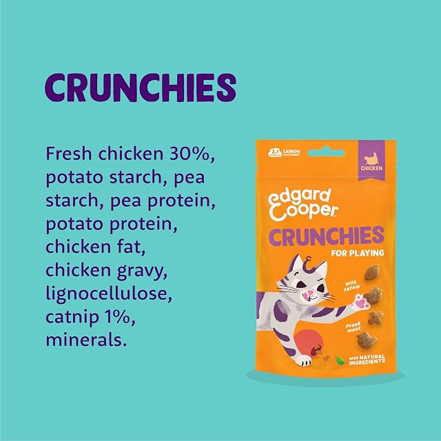 Foto 5 de 7 de Edgard & Cooper - Snacks para gatos adultos Edgard & Cooper pollo sin cereales 50 g
