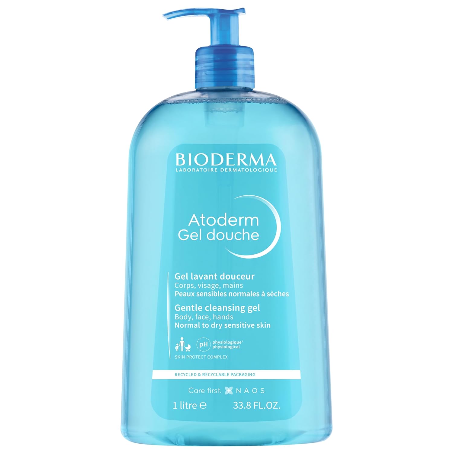Product image of Bioderma - Atoderm - Hydrating Shower Gel - Moisturizing Face and Body Cleanser - Body Wash for Normal to Dry Sensitive Skin