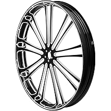CUSTOM CHROME CCI 30" Front Wheel Rim Fit For Harley Touring Road King Road Electra Street Glide Ultra Limited 08-later Black Aluminum CNC Finish Custom 9 Spot Front Wheel