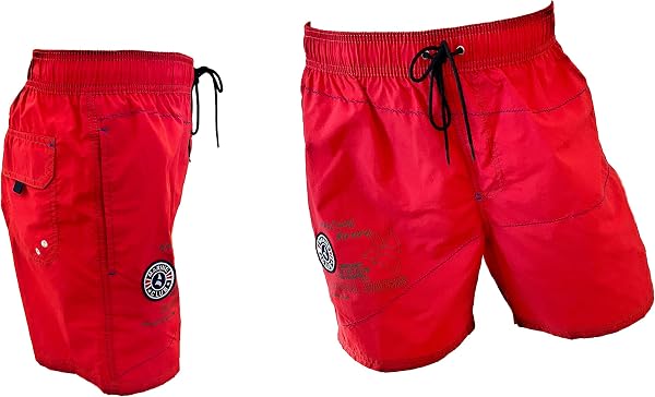 Navigare Boxer Mare Costume Uomo Pantaloncini da Bagno Anche in Taglie conformate H - 5