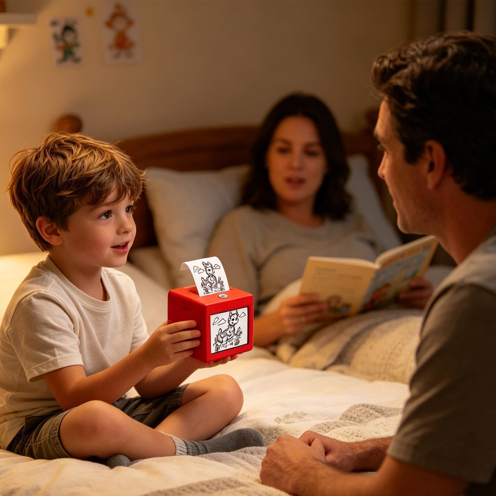 Crea Adesivi per Bambini Macchina Portatile Intelligente Istantanea Senza | Mini Stampante per Adesivi Portatile Senza Inchiostro per Bambini e Bambine Famiglia e Casa Apprendimento Ind