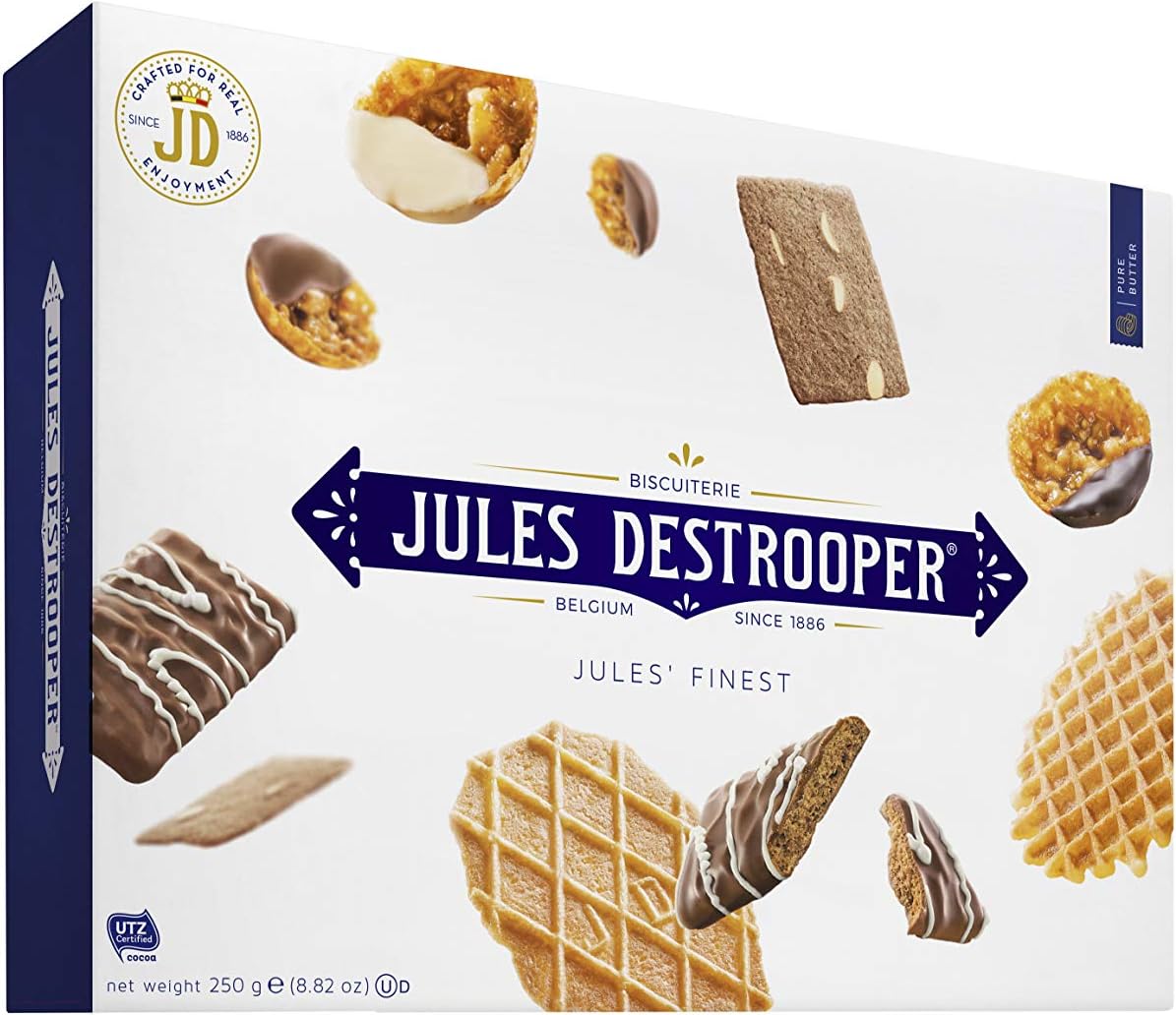 Jules Destrooper Biscuit Selection Box, Finest Belgian Butter Biscuits