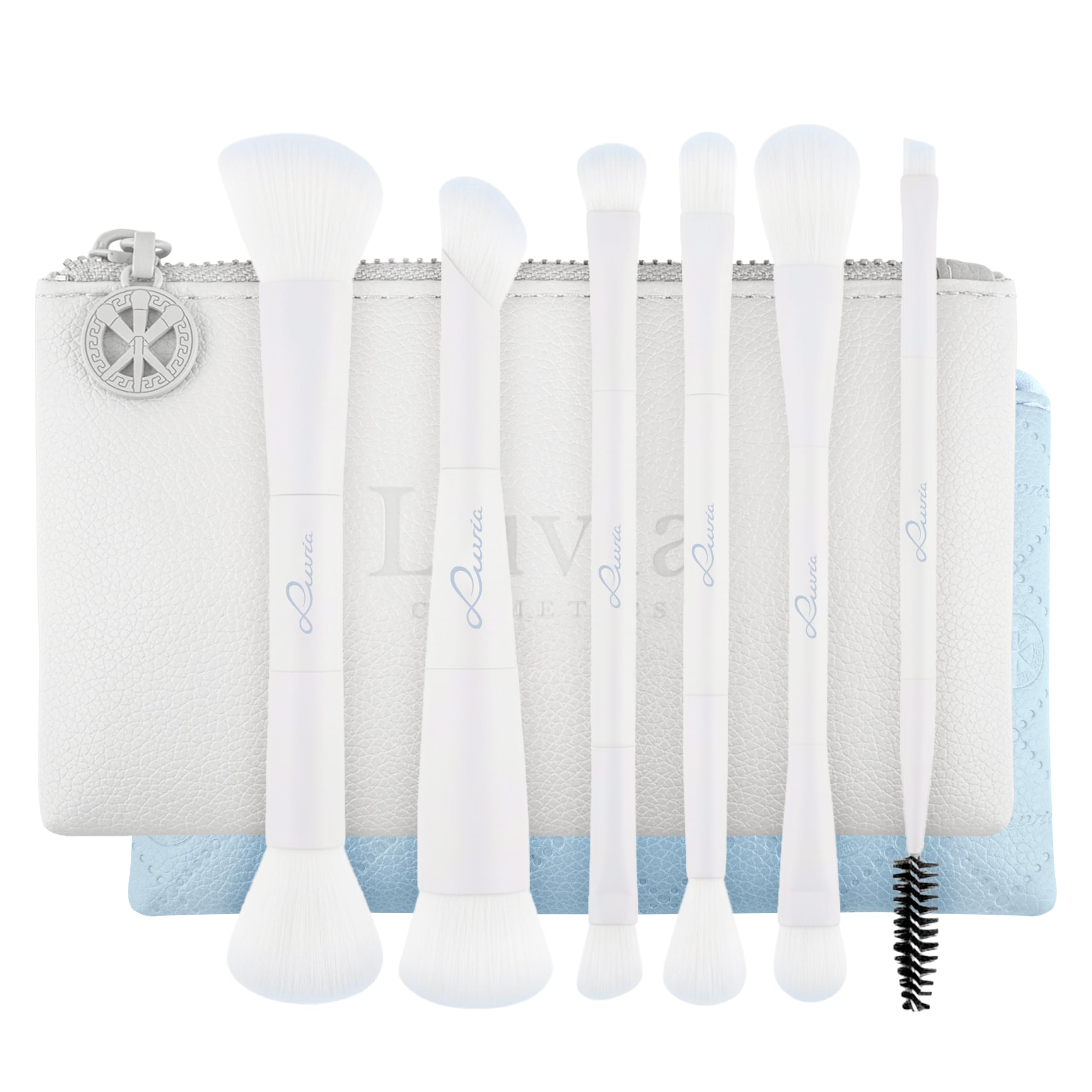 Professioneller Make-up Pinsel Luvia, Flüssiger Lidschatten Schminkpinsel, Eyeshadow Pinsel, Concealer Pinsel, Augenpinsel, veganer Kosmetikpinsel, 310 // Cream Shader - Candy
