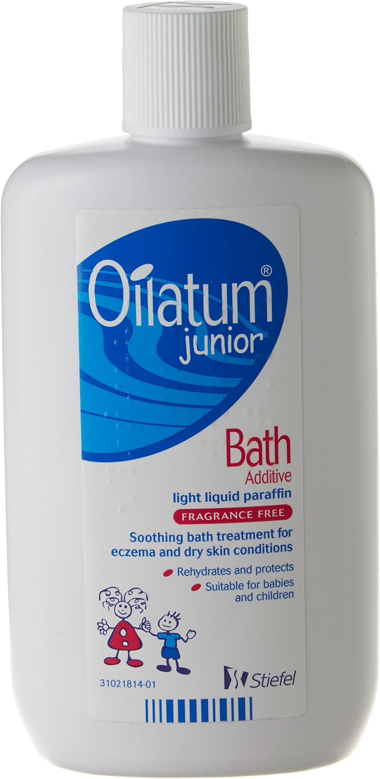 Oilatum Junior Bath Additive for Eczema and Dry Skin Conditions, 250 ml, Light Liquid Paraffin