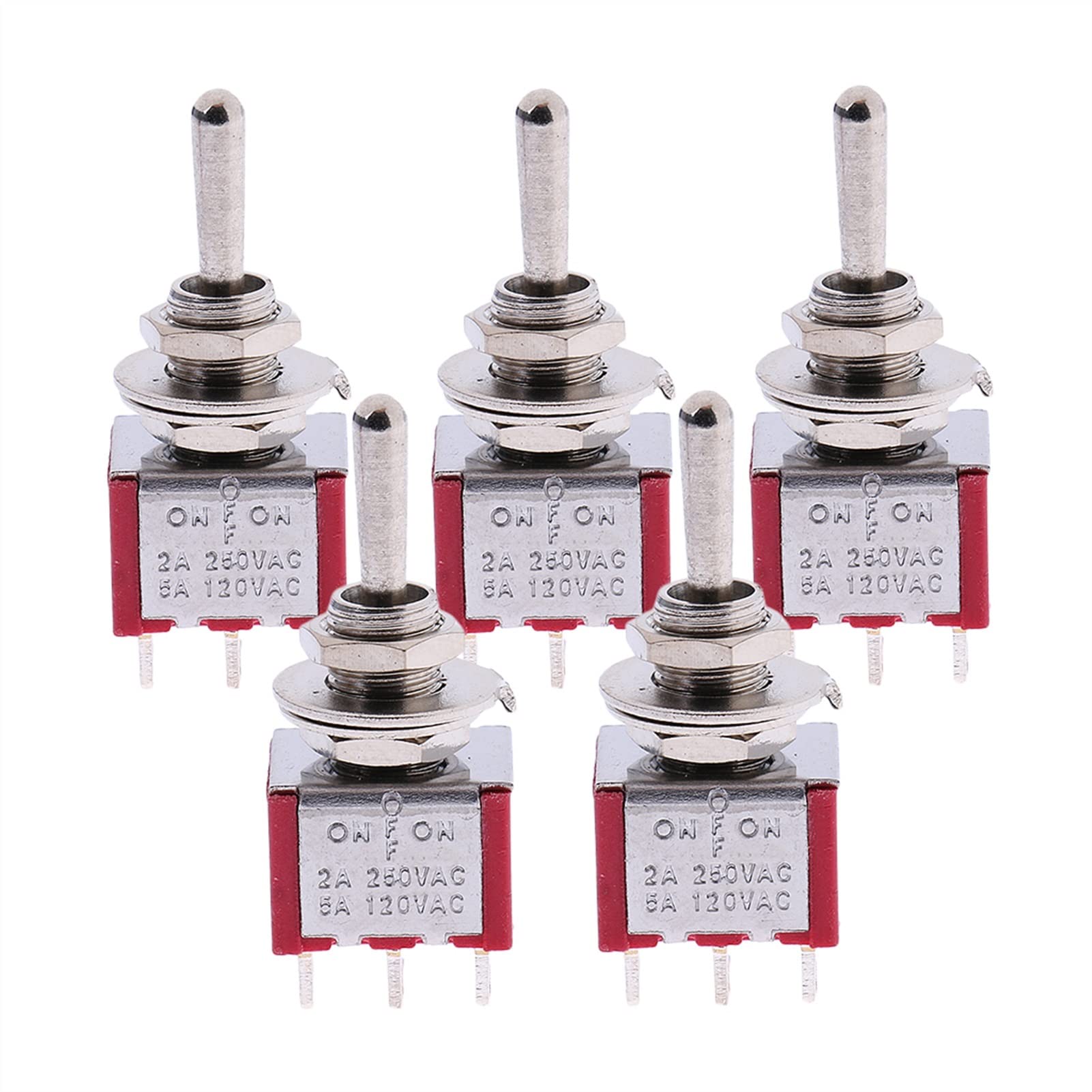 FLFL Selector De Pastillas De Convertidor De Palanca De 3 Vías De 5 Piezas para Bajo De Guitarra Eléctrica Partes Guitarra
