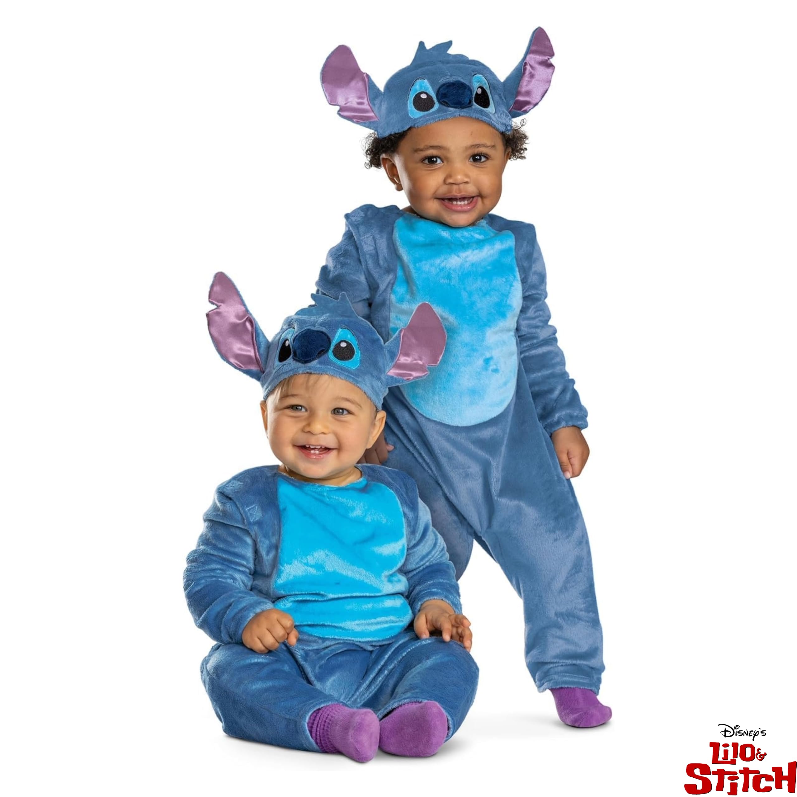 Disfraz para Niños Pequeños de Stitch, Licencia Oficial de Disguise, Ajuste Cómodo y Diseño Detallado, Para edades de 2 años, 12 a 18 meses, 7 a 8 años, 4 a 6 años
