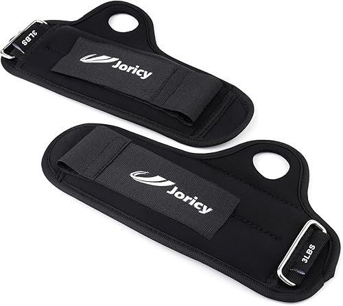 Miniatura 7 de Pesas de muñeca con trabillas para el pulgar para mujeres, hombres y niños, 1 par de 2, 3, 4, 5, 6 libras, pesas de brazo y tobillo, guantes con