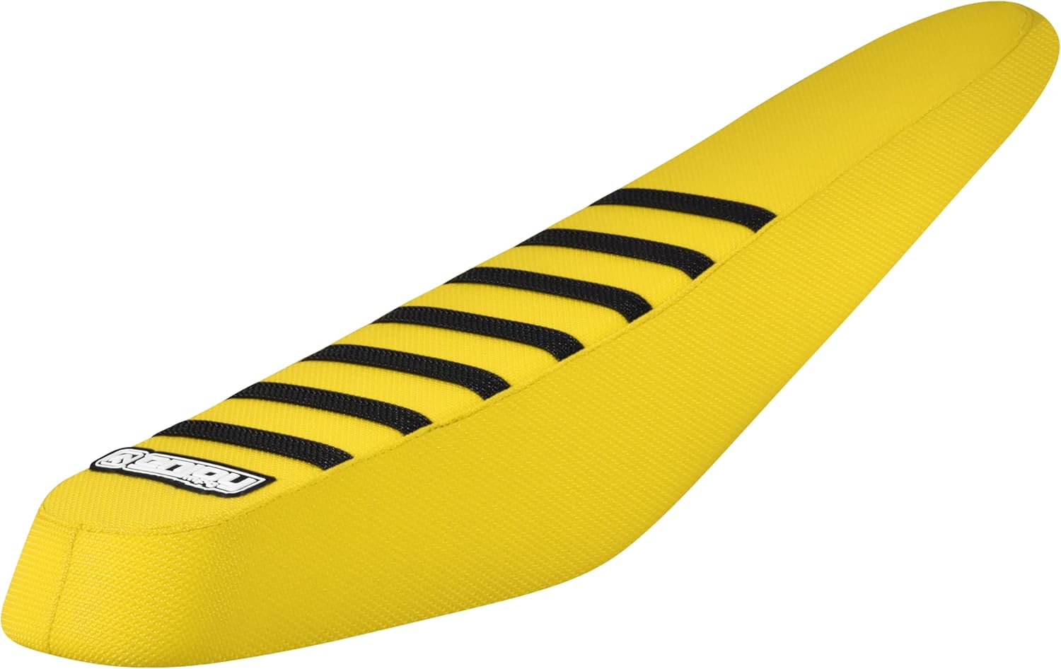 Enjoy Mfg Seat Cover - Compatible with ZOOZ UU750 UU1100 UF1200 E-Bike Black w/Ribs #391 (ONE Color/Black Rib) (All White/Black Ribs)