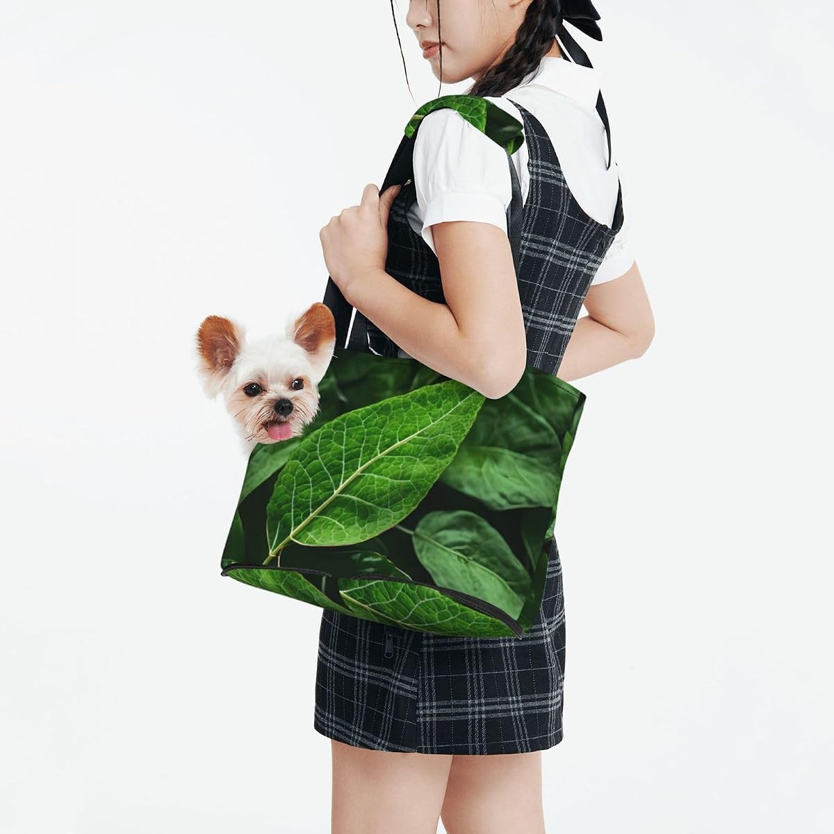 Nature’s Peace Pet Travel Carrier – Upcycled Hemp & Fair-Trade Coir, Plastic-Free, PFAS-Free view 2