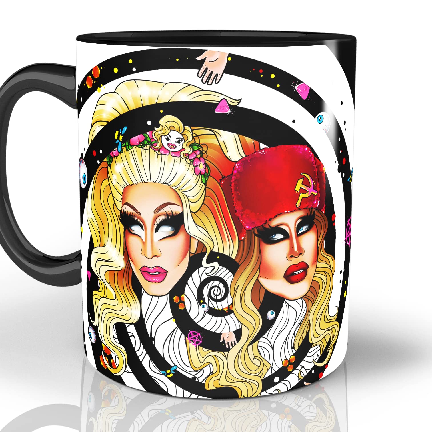 11oz 15oz Black Ceramic Mug Custom LGBT Show Cup Funny Quote Pride Day Birthday Holiday New Year Tea Cups Hot and Ice Coffee Water Mugs Gift for Kids Friends Men Women Family